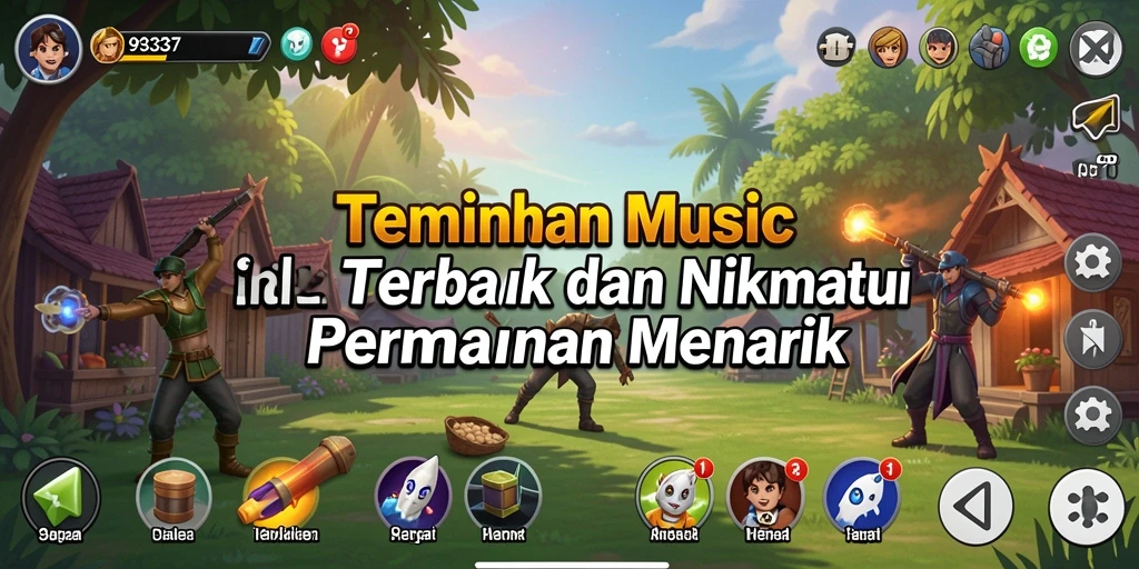 Screenshot utama 93337 menampilkan gameplay musik yang interaktif dan menarik.