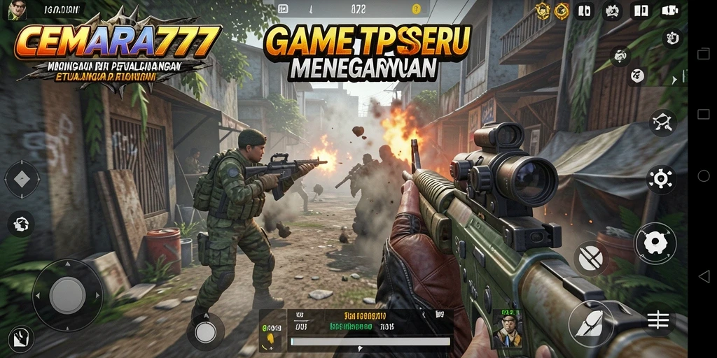 Gameplay seru CEMARA777 dengan aksi taktis dan grafis menawan.