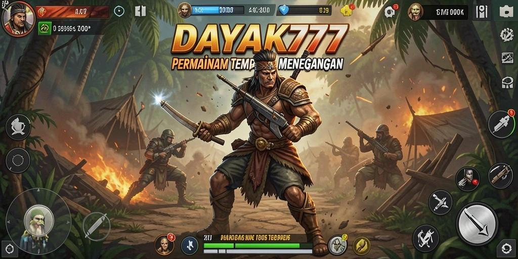 Tampilan gameplay <strong>DAYAK777</strong> yang memukau dan menegangkan.