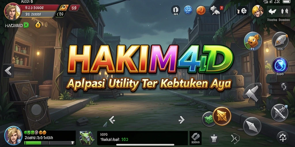 Tampilan utama HAKIM4D dengan fitur utilitas yang menarik.