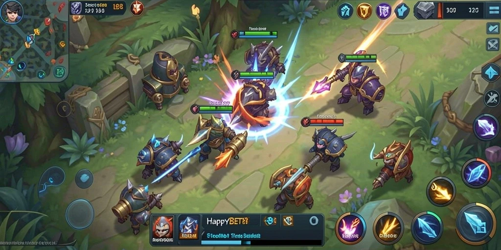 Tampilan gameplay SLG yang seru dan strategis dari HAPPYBET188.