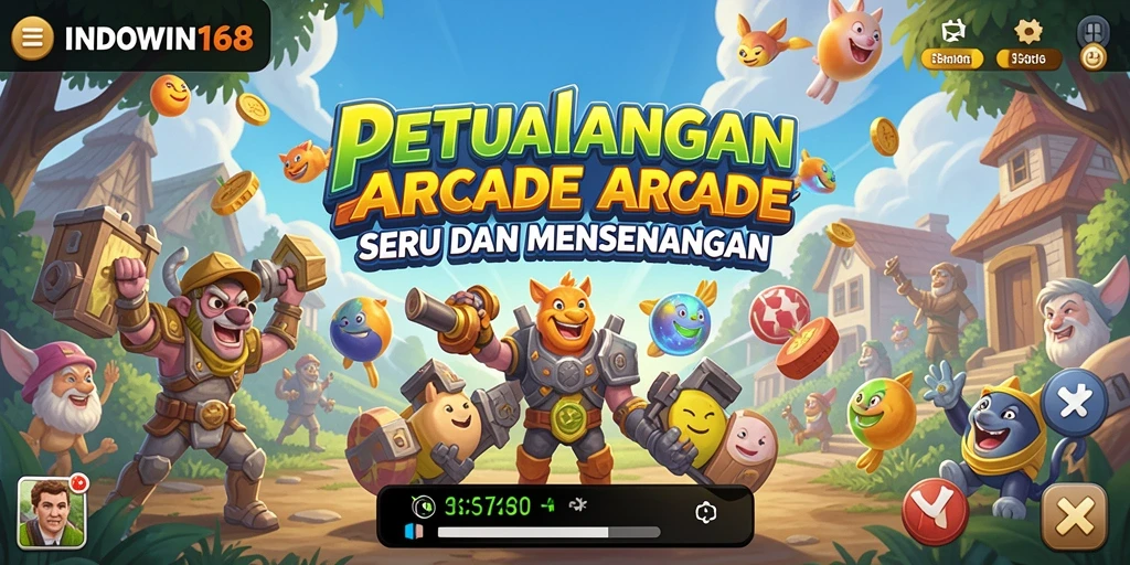 Tampilan menarik dari gameplay seru INDOWIN168 di level menantang.