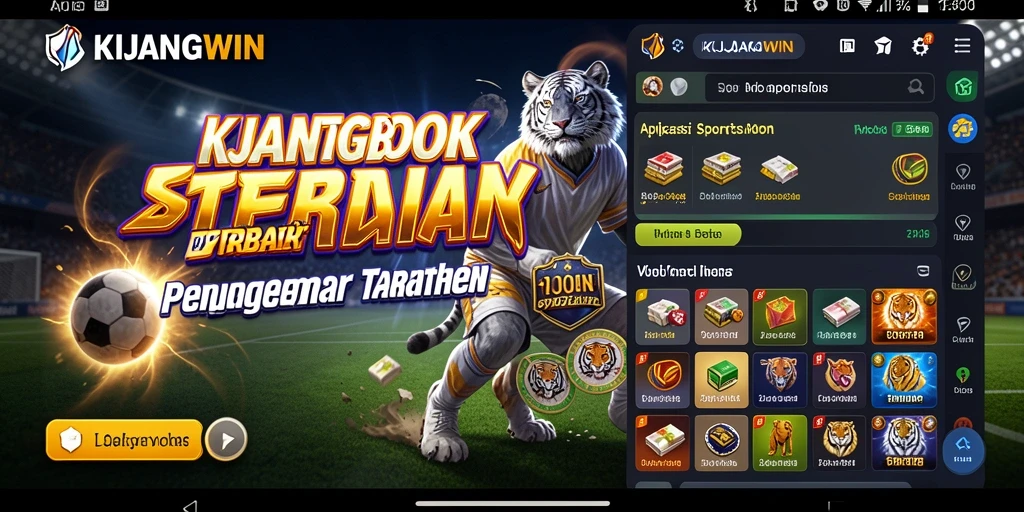 Tampilan utama KIJANGWIN menunjukkan berbagai pilihan taruhan menarik.