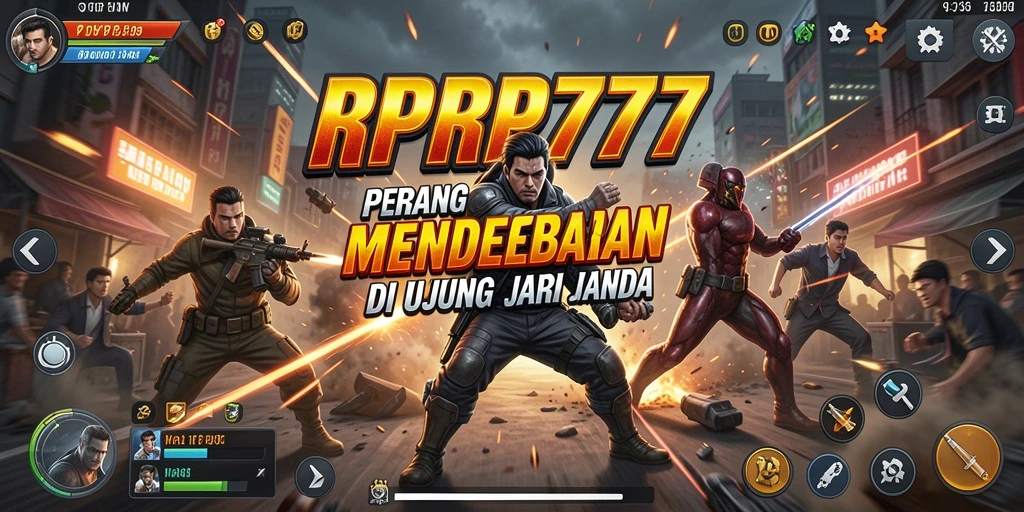 Tampilan aksi seru dalam gameplay RPRP777 yang mendebarkan.