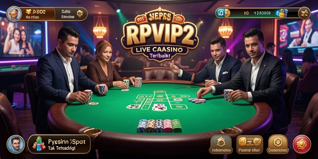 Tampilan gameplay RPVIP2 yang mengasyikkan dari Live Casino.