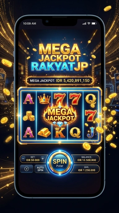 Tampilan utama aplikasi rakyatjp yang intuitif dan mudah dinavigasi.